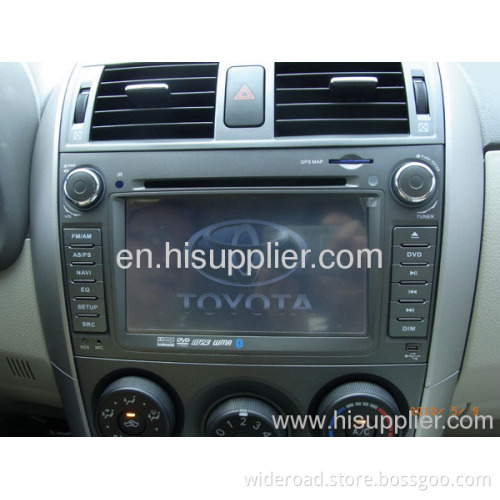 7" Digital Screen Corolla Car Dvd Player Gps Dvb-t Mp3/mpeg Mp4 T V Radio Ipod 